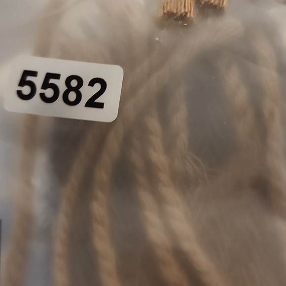 Geoffrey Beene Classic Plaid Fringe Scarf in Brown and Blue - Picture 5 of 5